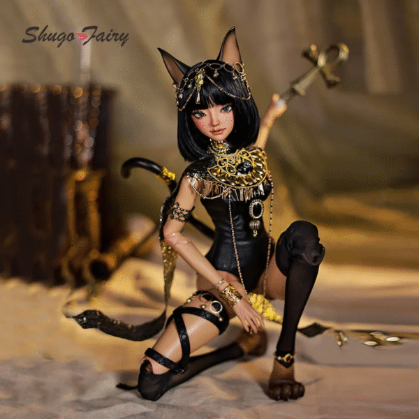 Shugafairy Bast 1/4 Bjd Dolls Fantasy Ancient Egypt Mysterious Fighting Style Cat Guard High Quality Ball Jointed Dolls Gifts – Image 6
