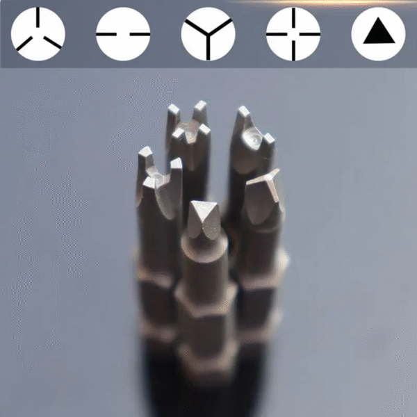 5Pcs Special-Shaped Screwdriver Set 50Mm U-Shaped Y-Type Triangle Inner Cross Three Points Screwdriver Bit Tool L-Wrench – Image 3