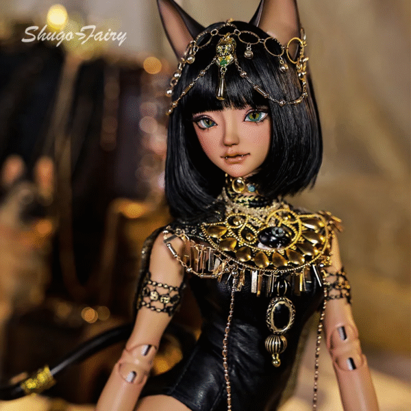 Shugafairy Bast 1/4 Bjd Dolls Fantasy Ancient Egypt Mysterious Fighting Style Cat Guard High Quality Ball Jointed Dolls Gifts – Image 5