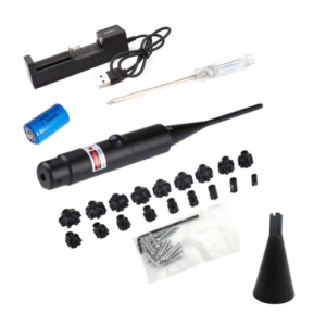 Green/Red Laser Calibrator Aluminum Alloy Calibrator Turn-Free Laser Calibrator with 18 Adapter Cross-Border Aiming Instrument