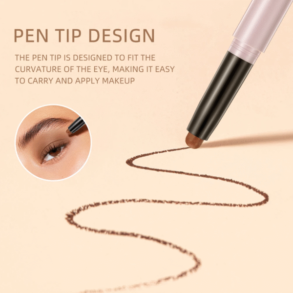Pearlescent Silkworm  Pen Waterproof  Pencil Glitter Matte Nude Gold Eye Shadow Pen Pigment Cosmetics – Image 6