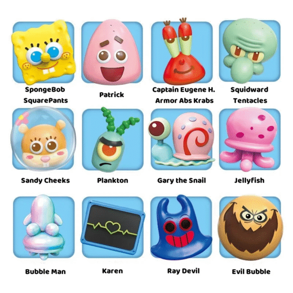 Chaosheng Anime Spongebob Squarepant Series of Blind Box Doll Decoration Patrick Octopus Cute Decorative Children'S Toys – Image 5