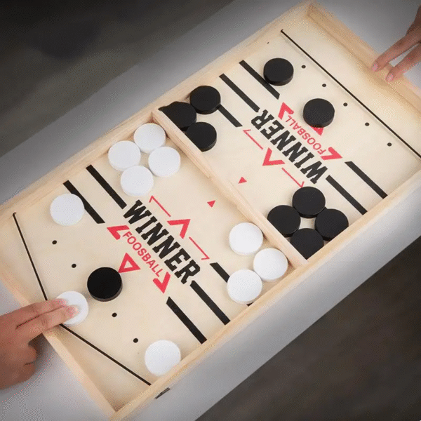 Foosball Winner Games Table Hockey Game Catapult Chess Parent-Child Interactive Toy Fast Sling Puck Board Game Toys for Children – Image 2