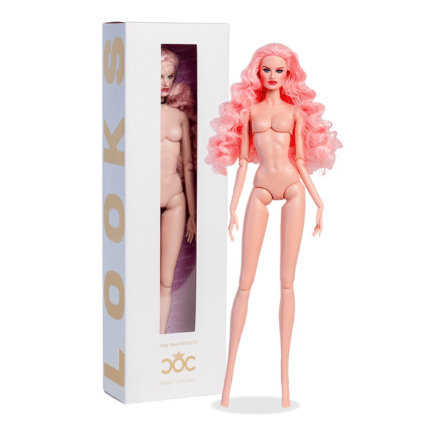 European Fashion 1/6 32Cm BJD Doll Pink Body Blond Hair White Skin Daily Outfit Party Cute Gown Girls DIY Toys Birthday Gifts – Image 7
