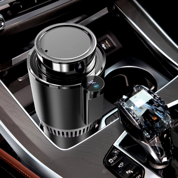Portable Smart 2 in 1 12V Car Cup Cooler Warmer for Outdoor Travelling Mini Auto Refrigerator Cooling Heating Cup Drinks Holder – Image 3