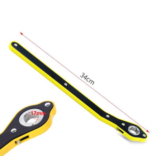 Car Labor-Saving Jack Ratchet Wrench Scissor Jack Garage Tire Wheel Lug Wrench Handle Labor-Saving Wrench Car Repair Tool