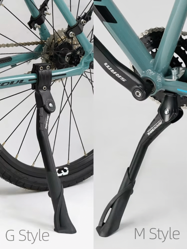 JSHOUBIKE Adjustable Bicycle Kickstand Aluminium Alloy Mtb/Snow/Folding Bike/Electric Vehicle Bicycle Side Footrest 24-29 Inch – Image 4
