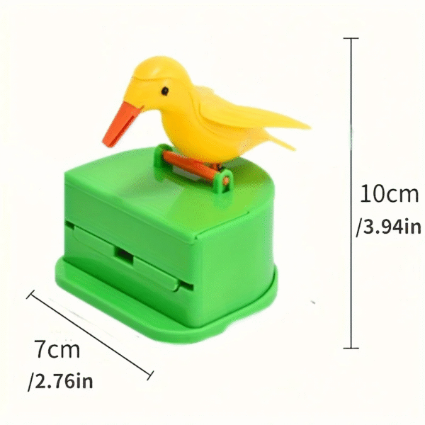 1Pc Cute Bird-Shaped Toothpick Dispenser - Durable PP Plastic Easy Press-To-Open for Home Room Party Storage Fun Gift Idea – Image 6